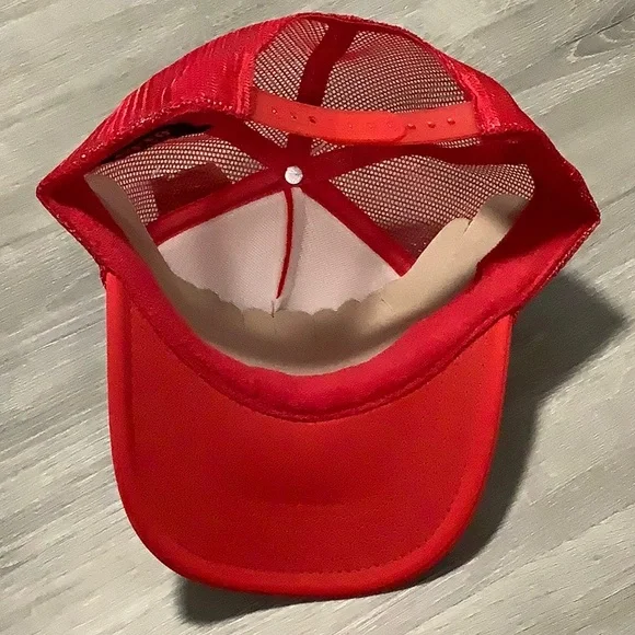 You had me by halftime Kenz Kustomz red trucker hat - Picture 6 of 7